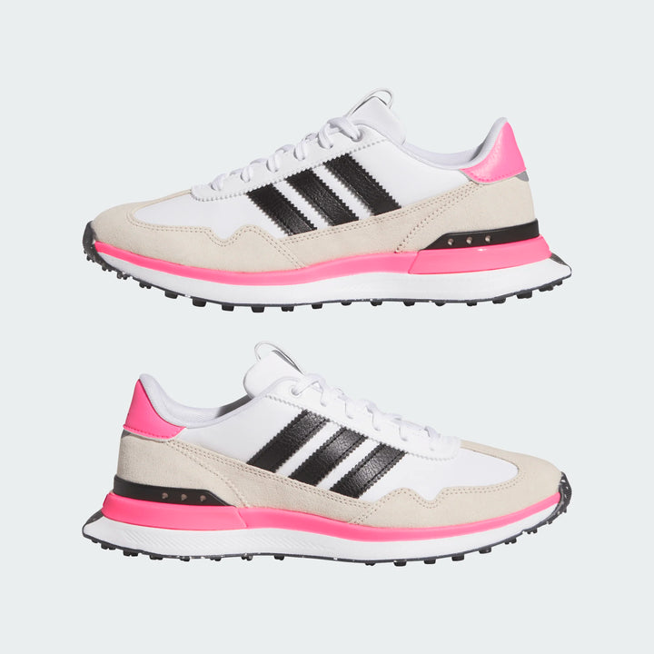 Adidas S2G 26 Textile Cloud/Lucid Pink Spikeless Golf Shoe 