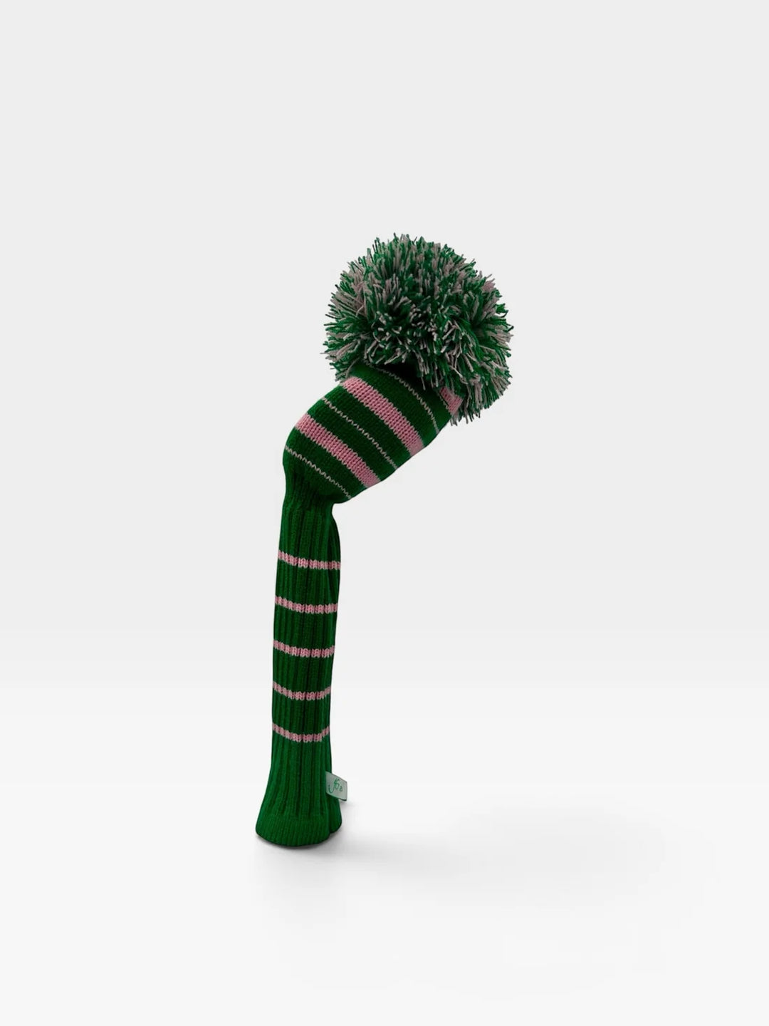 Just4Golf Pink/Green Knit Headcovers With Pom
