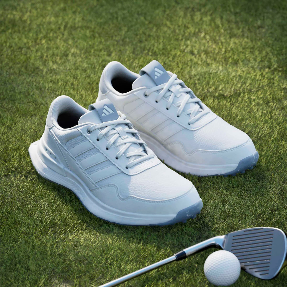 Adidas S2G 26 Leather Cloud White Spikeless Golf Shoe