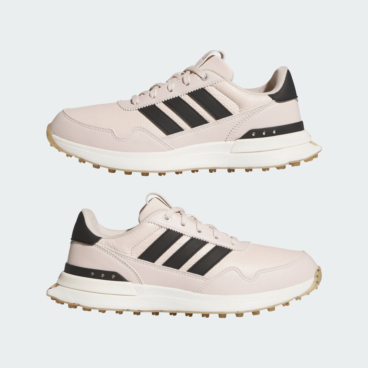 Adidas S2G 26 Leather Wonder Quartz/Gum4 Spikeless Golf Shoe