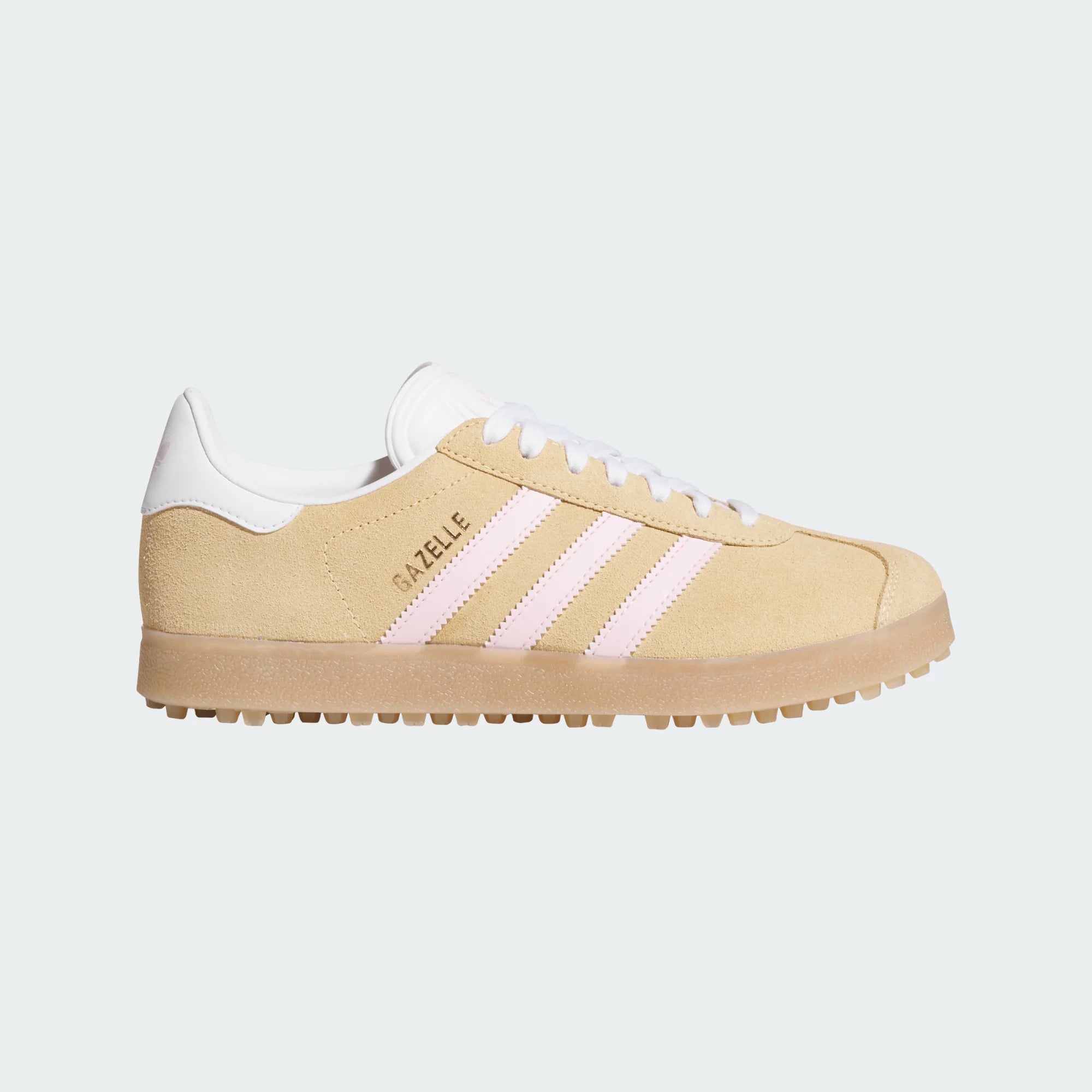 Adidas Gazelle Ice Tangerine/Clear Pink Spikeless Golf Shoe 
