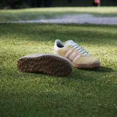 Adidas Gazelle Ice Tangerine/Clear Pink Spikeless Golf Shoe 