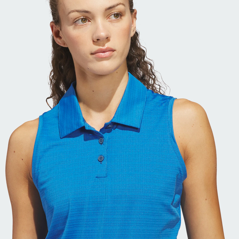 Adidas Ultimate365 Lucid Jacquard Sleeveless Polo [SS26]