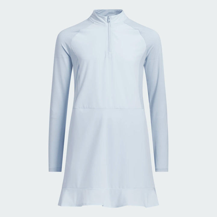Adidas Girls Long Sleeve Golf Dress - Crystal Sky
