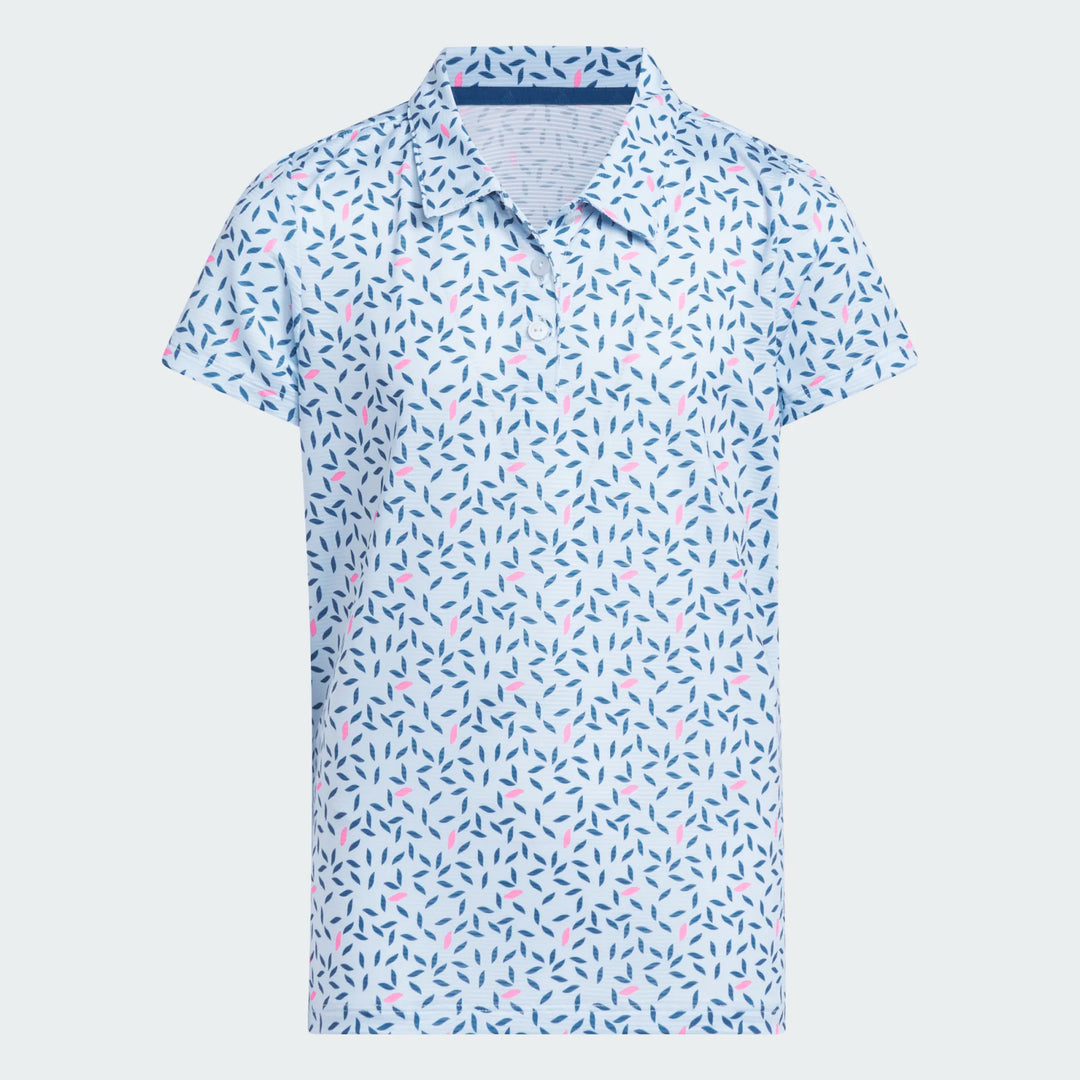 Adidas Girls Short Sleeve Printed Polo - product image