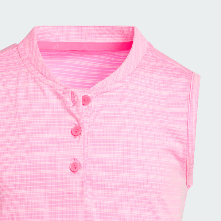Adidas Girls Sleeveless Golf Polo