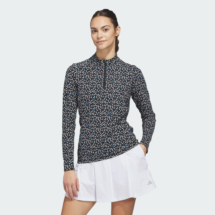 Adidas Ultimate365 Black/Lucid Long Sleeve Mock [SS26]