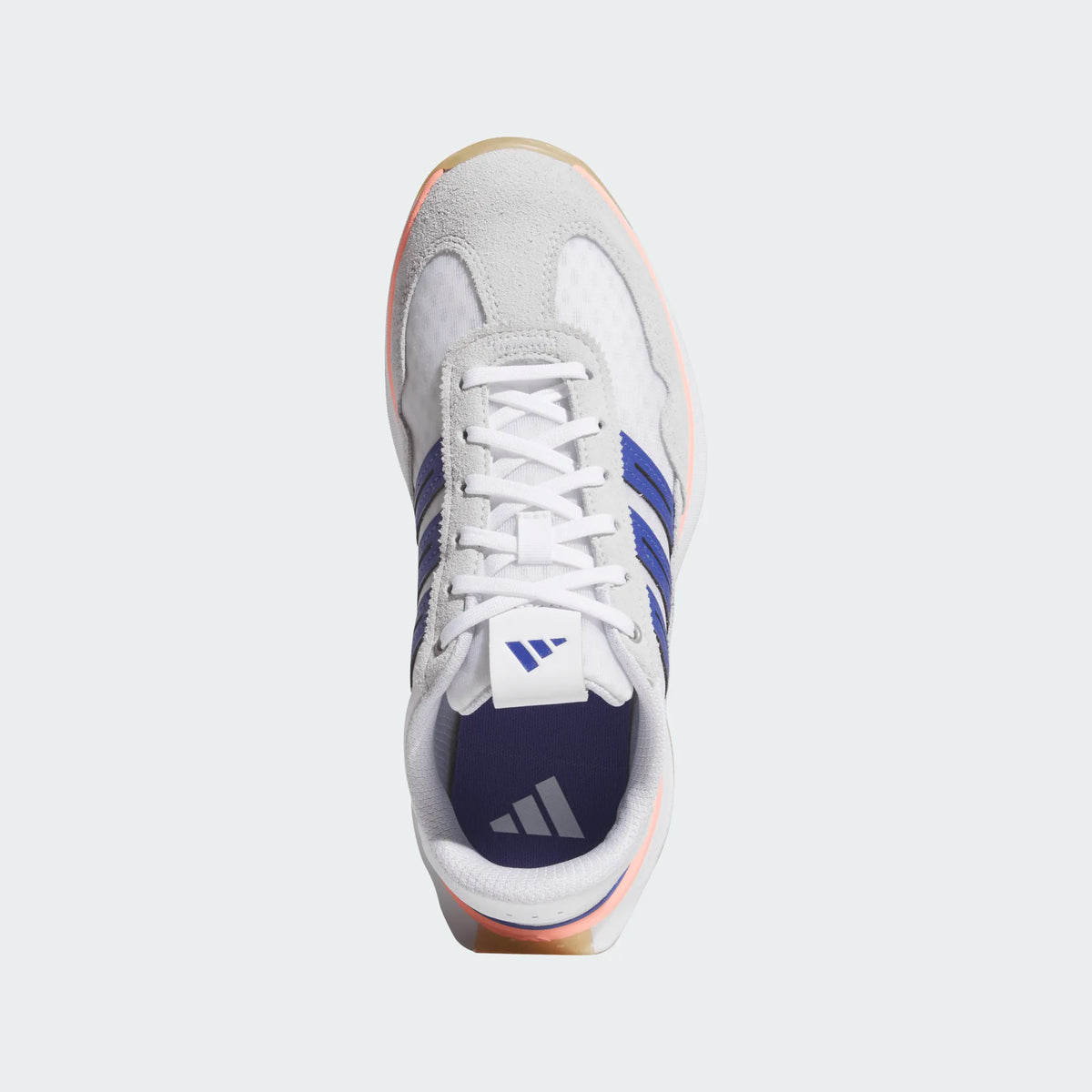 Adidas S2G Vent Mesh White/Indigo/Frozen Turbo Spikeless Golf Shoes