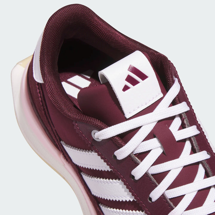 Adidas S2G 26 Textile Maroon/Pink Spikeless Golf Shoe 