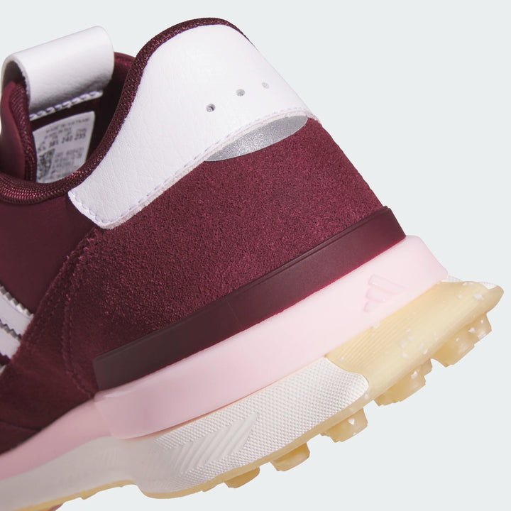 Adidas S2G 26 Textile Maroon/Pink Spikeless Golf Shoe 