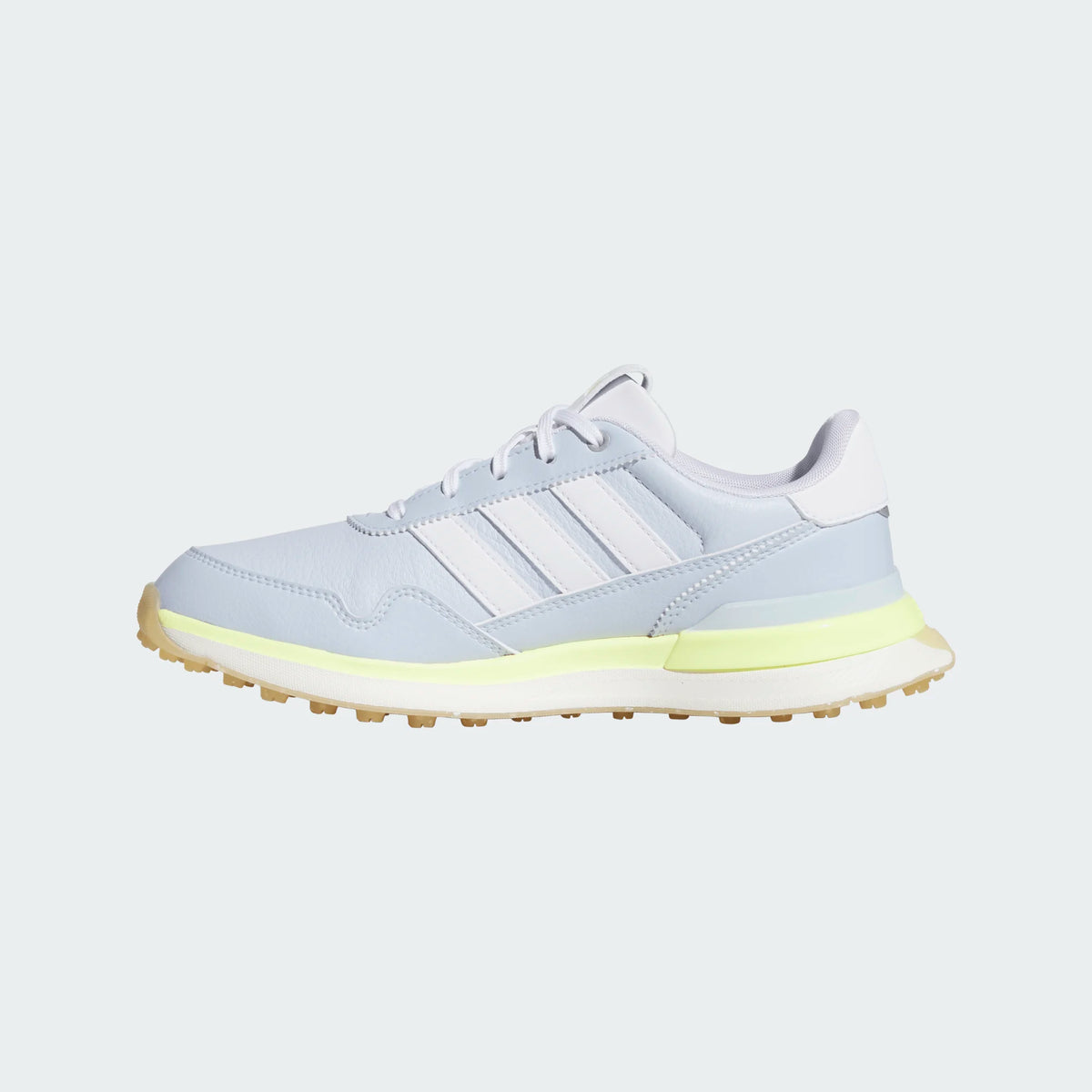 Adidas S2G 26 Leather Crystal Sky/Frozen Lemon Spikeless Golf Shoe
