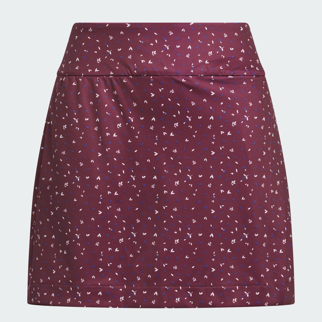 Adidas Ultimate365 Floral Maroon Wrap Skort [AW26]