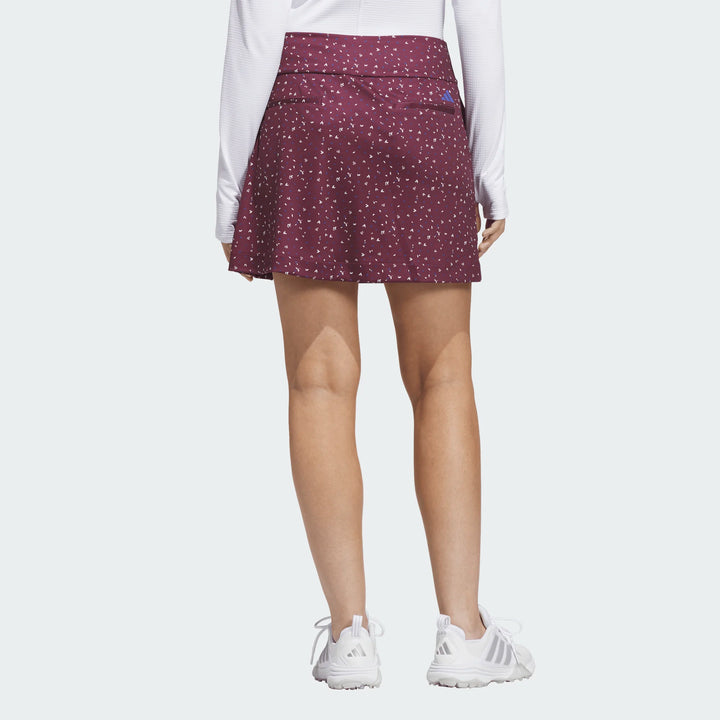Adidas Ultimate365 Floral Maroon Wrap Skort [AW26]