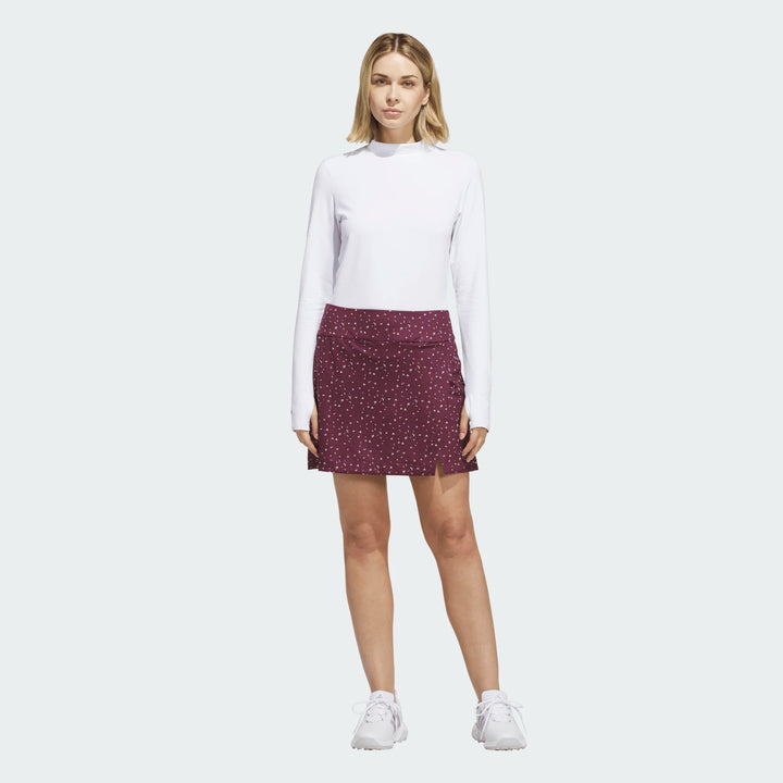 Adidas Ultimate365 Floral Maroon Wrap Skort [AW26]