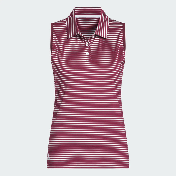 Adidas Performance Stripe Sleeveless Polo [AW26]