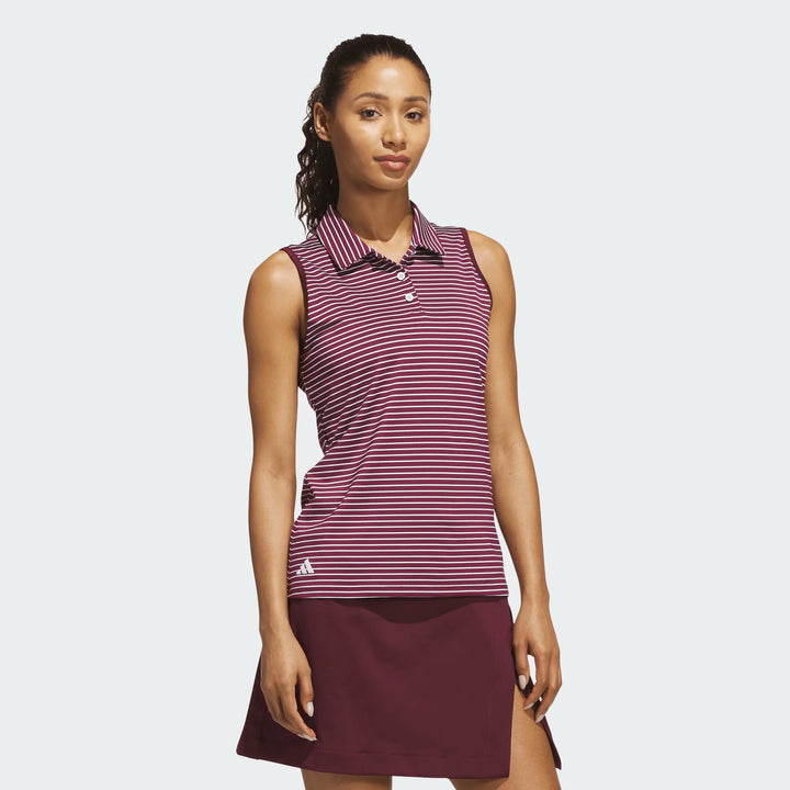 Adidas Performance Stripe Sleeveless Polo [AW26]