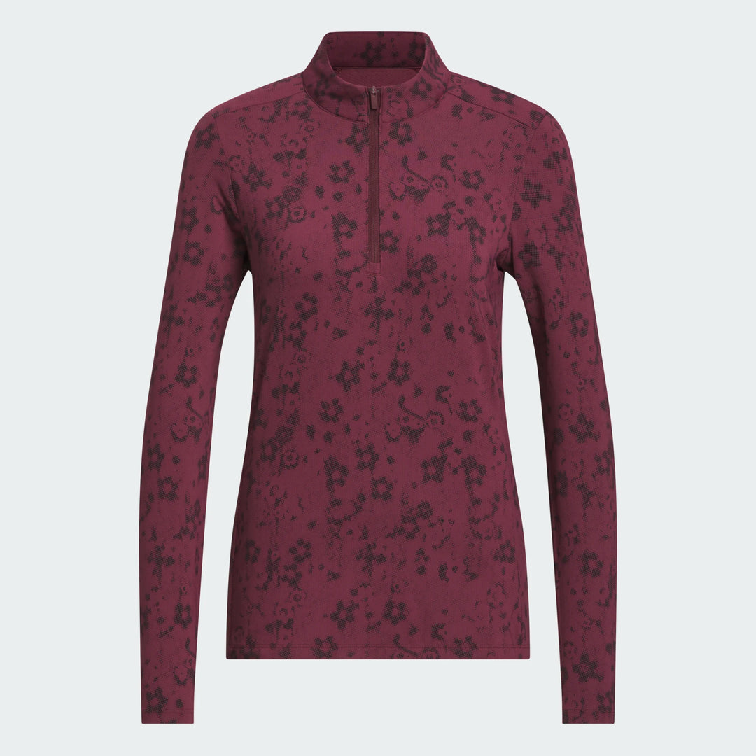 Adidas Ultimate365Cool Feeling Printed Quarter Zip Mock [AW26]