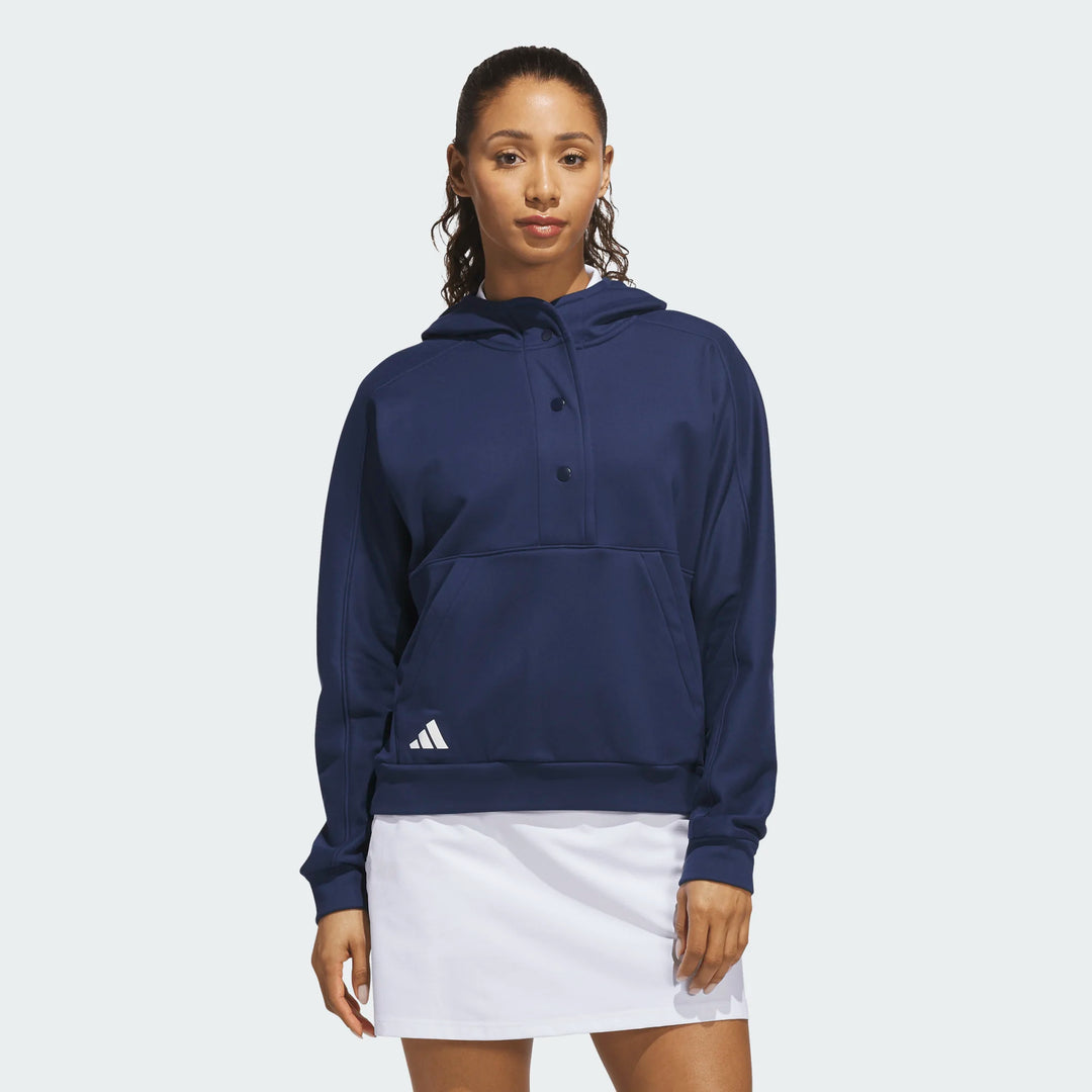 Adidas Beyond The Course Snap Climawarm Loose Hoodie