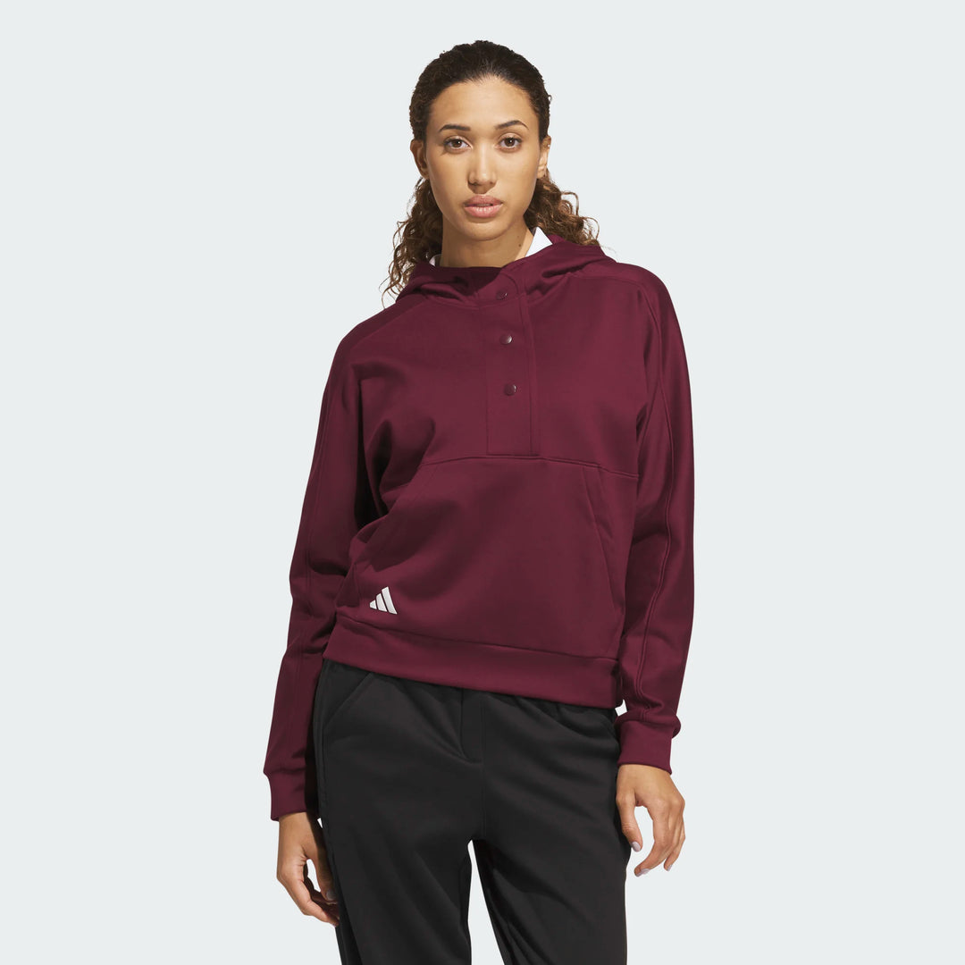Adidas Beyond The Course Snap Climawarm Loose Hoodie