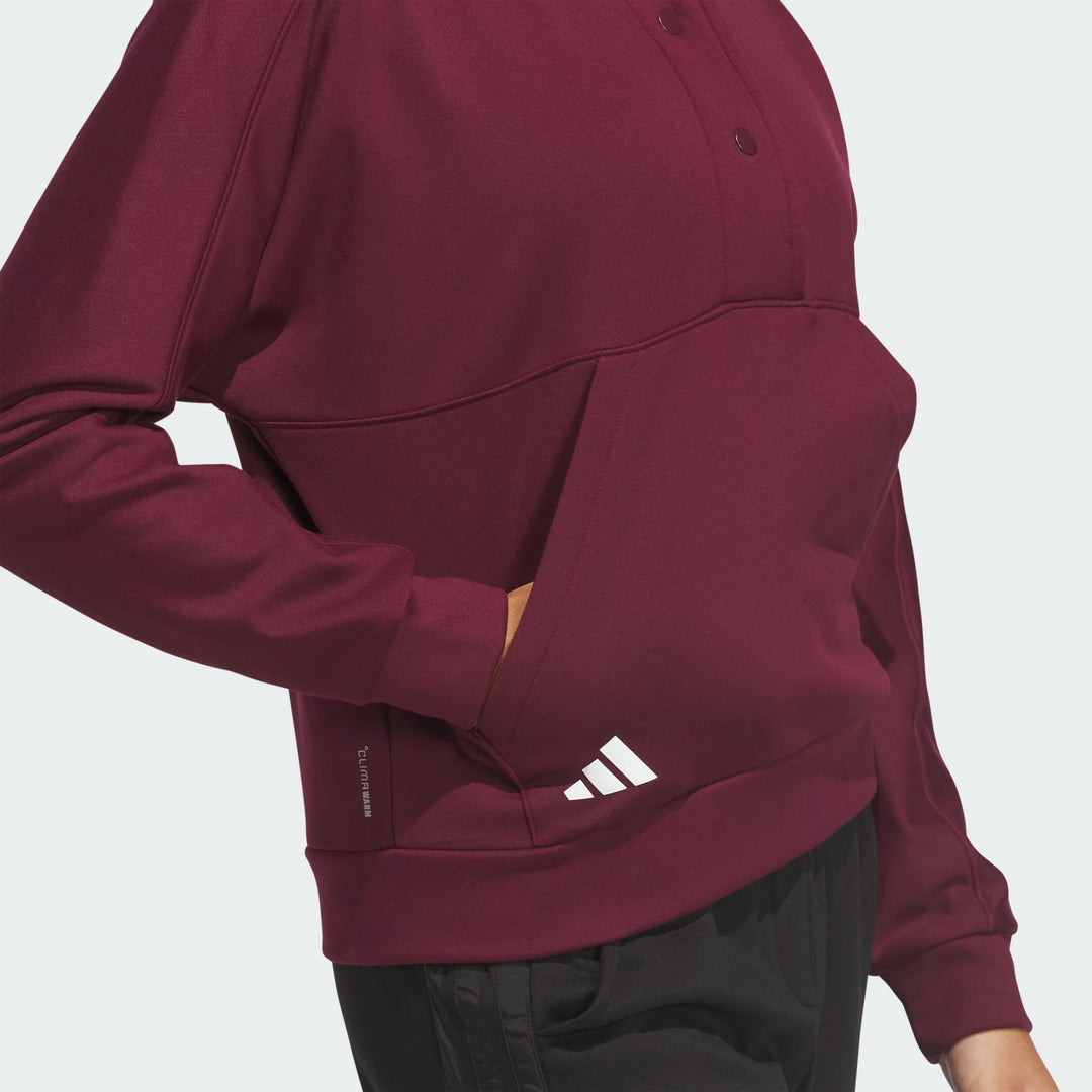 Adidas Beyond The Course Snap Climawarm Loose Hoodie
