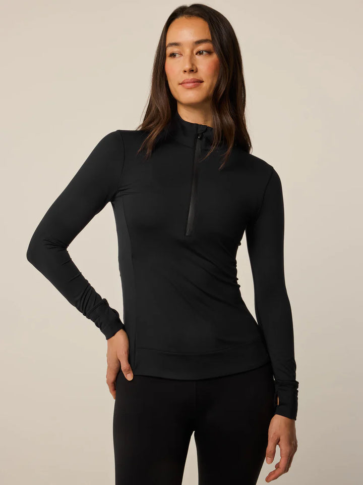 Greyson Halley II Long Sleeve Quarter Zip Mock