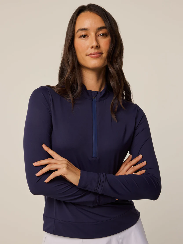 Greyson Halley II Long Sleeve Quarter Zip Mock
