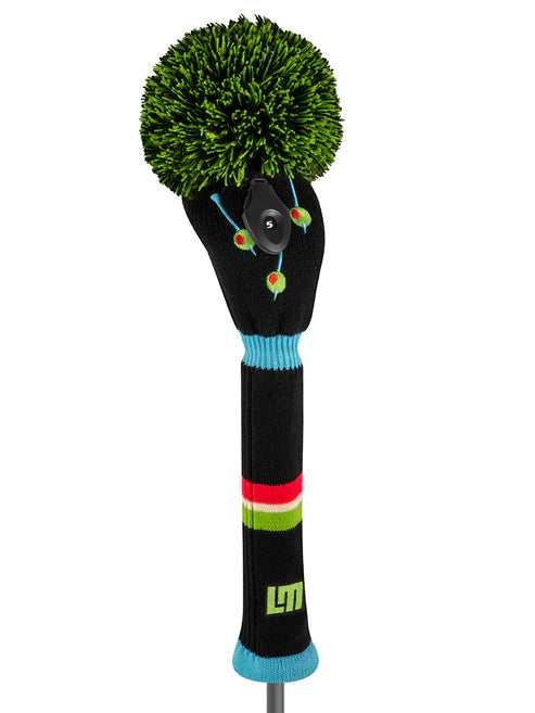 Just4Golf Happy Hour Martini Knit Headcovers With Pom