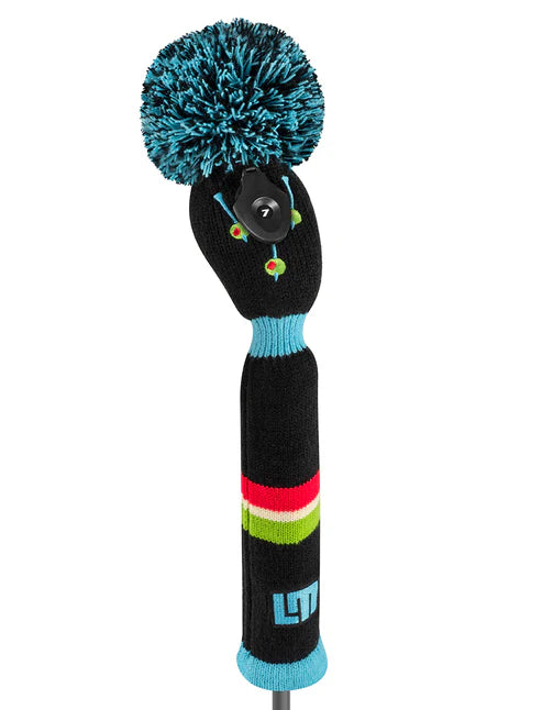 Just4Golf Happy Hour Martini Knit Headcovers With Pom