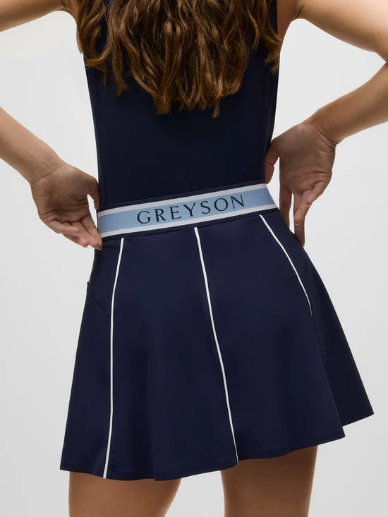 Greyson Phoenix Luxe Flare Maltese Blue Skort
