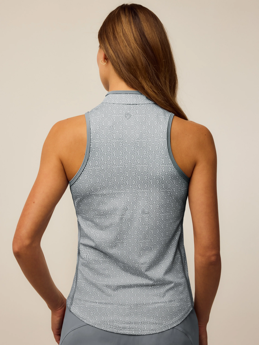 Greyson Pathfinder Bluestone Vesta Sleeveless Mock