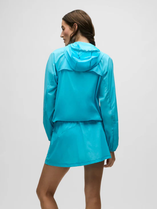 Greyson Wind Half-Zip Marina Blue Drawcord Jacket