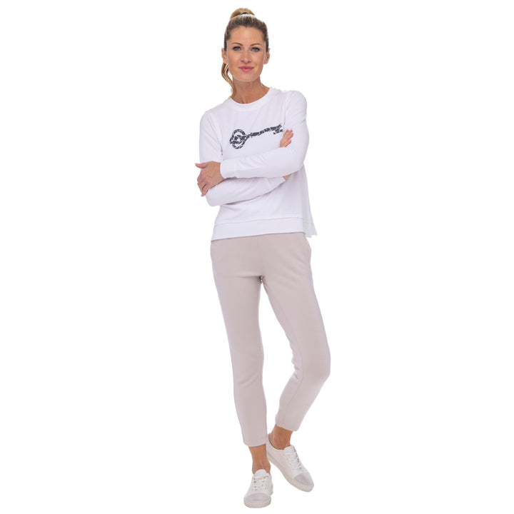 BelynKey Bliss Knit Easy Biscotti Pant