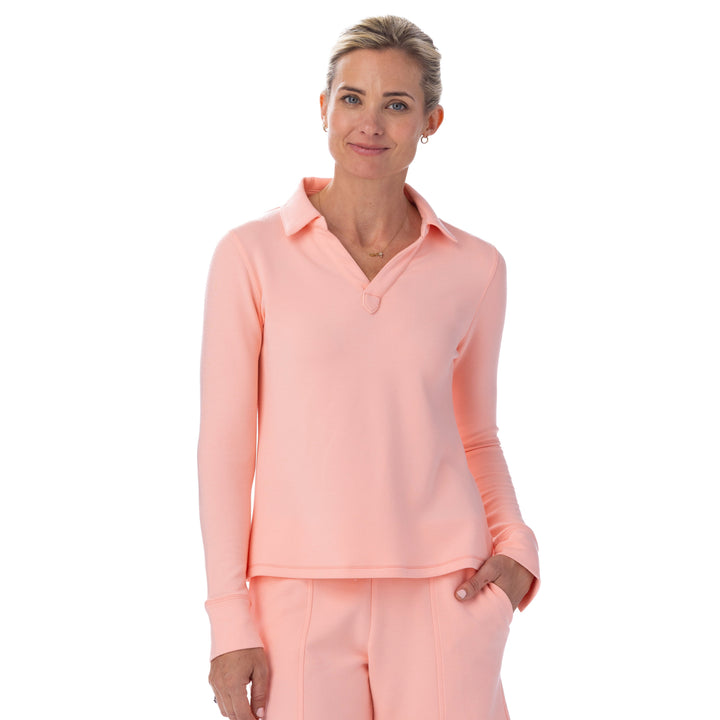 BelynKey Bliss Knit Conch Shell Polo