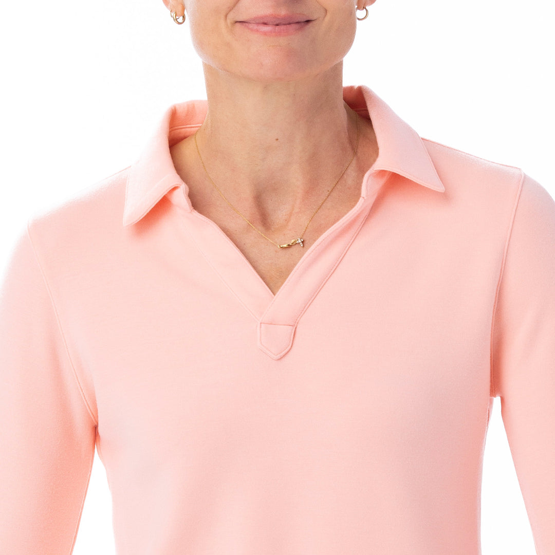 BelynKey Bliss Knit Conch Shell Polo