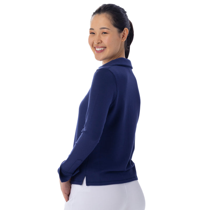 BelynKey Bliss Knit Washed Ink Polo
