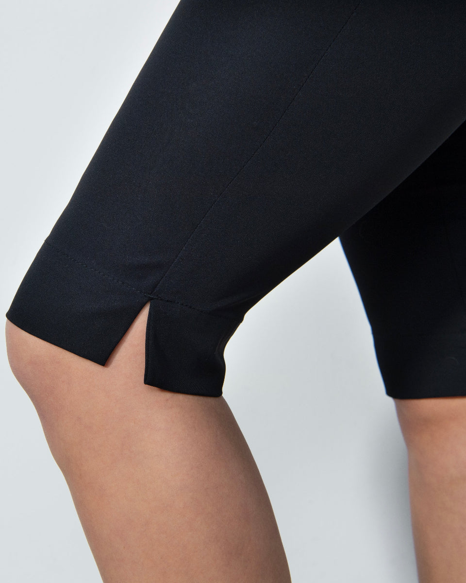 Daily Sports Lyric Black Bermuda Shorts V2