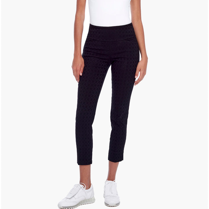Swing Control Jacquard 28" Cameo Ankle Pant