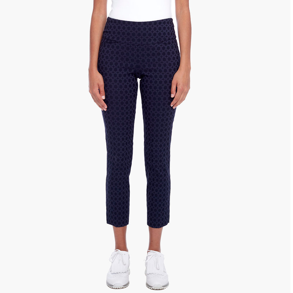 Swing Control Jacquard 28" Cameo Ankle Pant