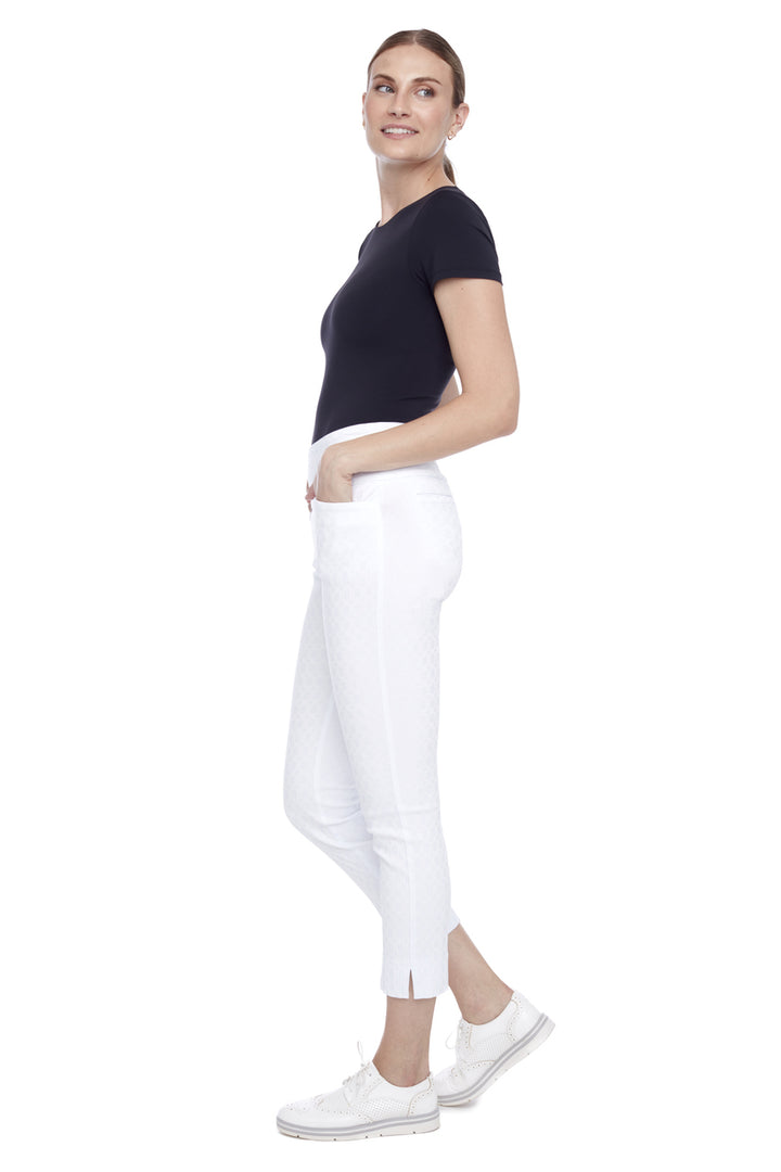 Swing Control Jacquard 28" Cameo Ankle Pant
