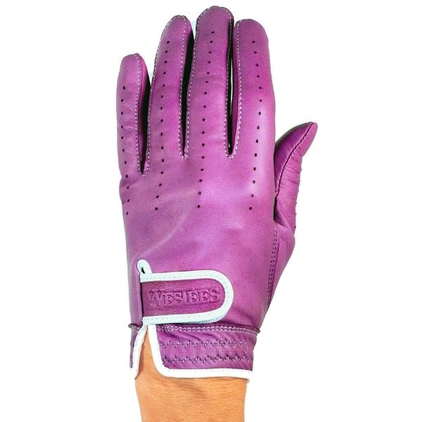 Premium Leather Colored Standard Golf Gloves