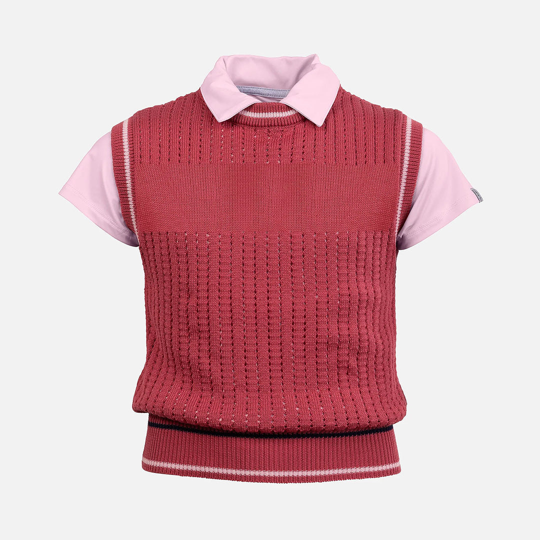 GARB Girls Maven Open Knit Vest
