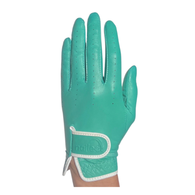 Premium Leather Colored Elongated Golf Gloves