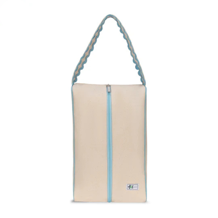 Ame &amp; Lulu Nantucket Canvas Scallop Shoe Bags