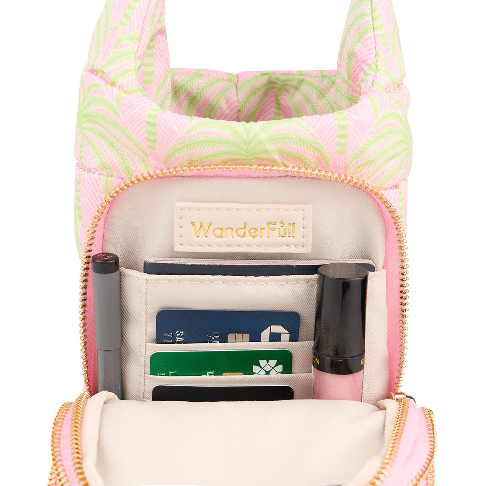 Wanderfull Pink &amp; Green Palm HydroBag®