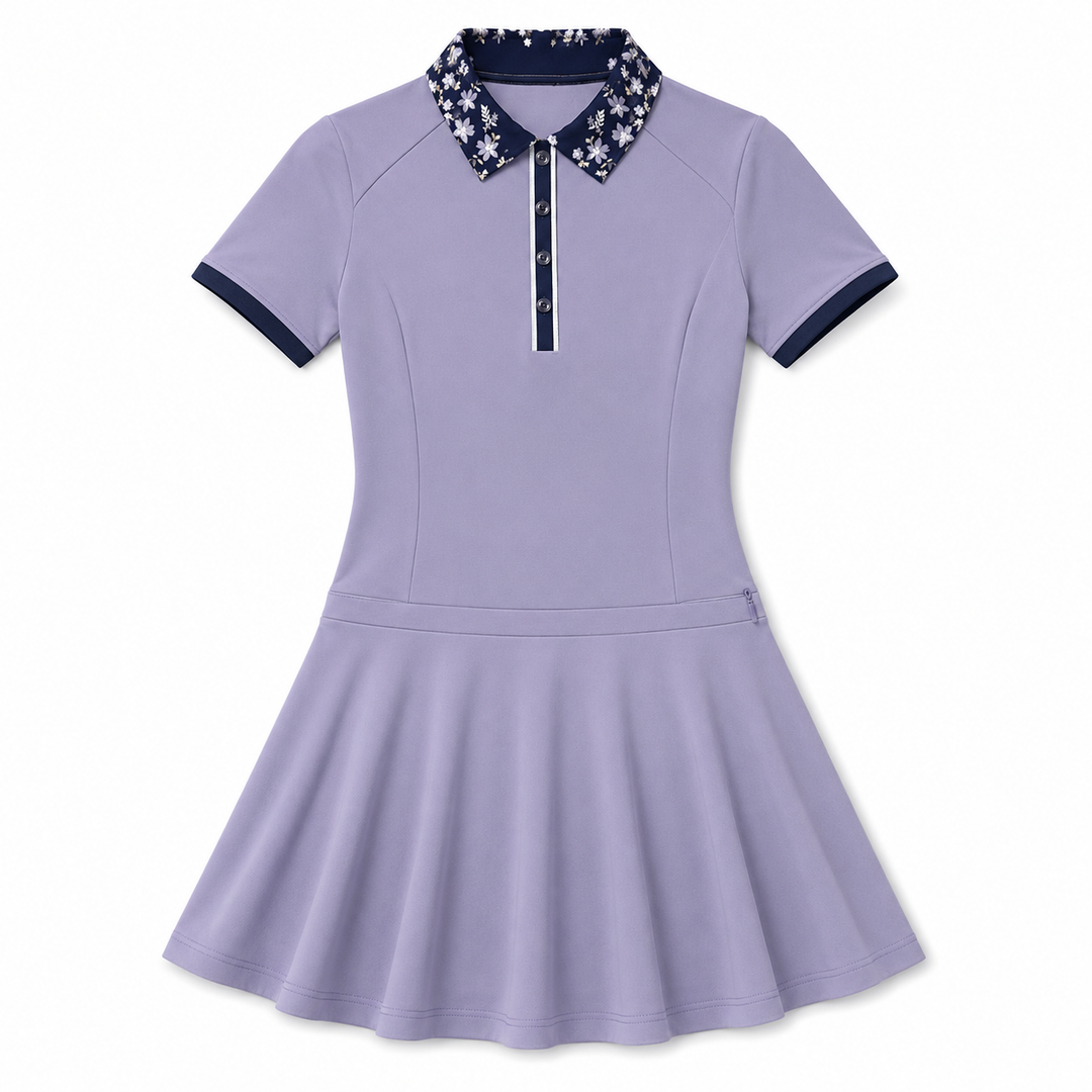 Original Penguin Heirloom Lilac Half Sleeve Dress [SF26]