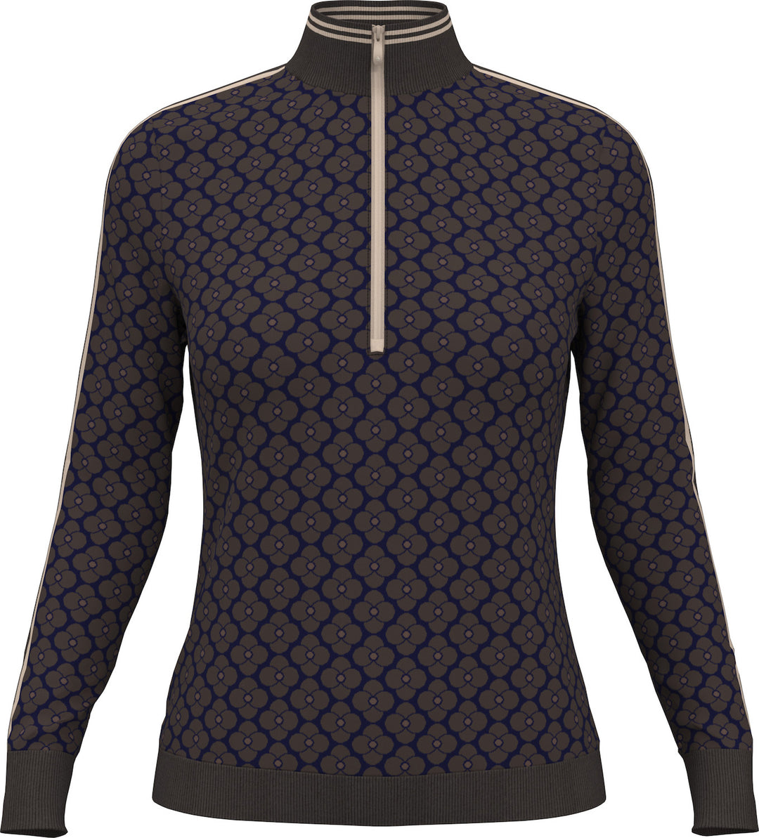 Original Penguin Chocolate Torte 1/4 Zip Sweater [SF26]