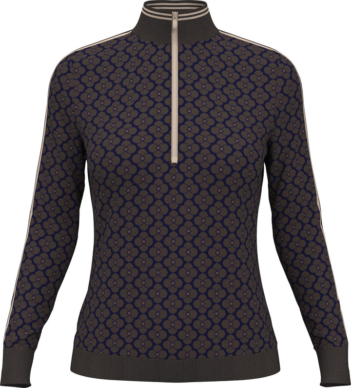 Original Penguin Chocolate Torte 1/4 Zip Sweater [SF26]