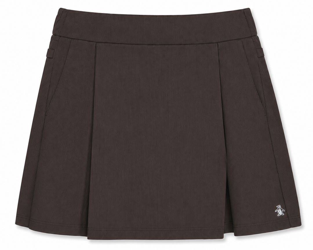 Original Penguin Chocolate Torte Rib Pleat Skort [SF26]
