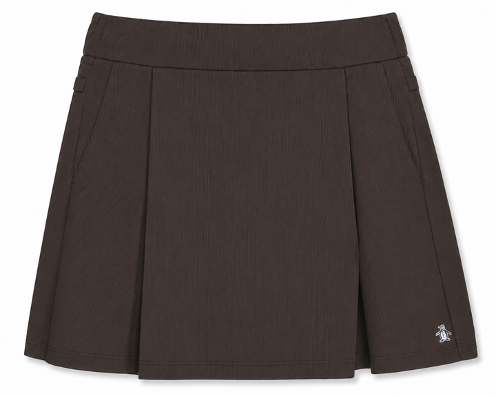 Original Penguin Chocolate Torte Rib Pleat Skort [SF26]