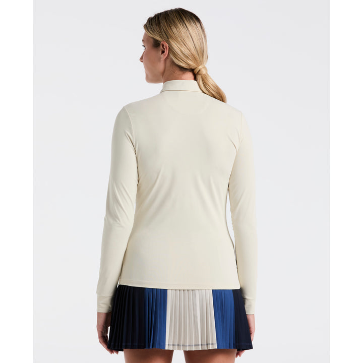 Original Penguin Mesh Yoke Long Sleeve Polo